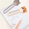 (US Local)6Pcs PET Cartoon Animals 5D DIY Diamond Art Ruler Book Mark for Reading Day Gift