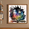 Magic Book - 11CT Stamped Cross Stitch - 50*50cm
