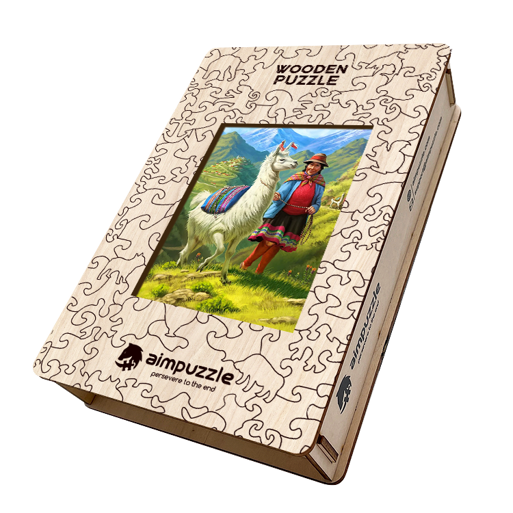 Alpaca Wooden Jigsaw Puzzle