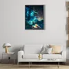 (US Local)Beauty and Tiger- Round AB Drills Diamond Painting(45x60cm)