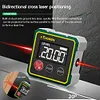 Magnetic Angle Finder Protractor Inclinometer Gauge LCD Backlight Measure Tool