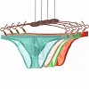Men's Transparent Ultra-Thin Mesh Low-Waist Sexy Briefs