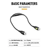 LED Neck Reading Light Flexible Book Light Adjustable Rechargeable Flashlight