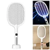 Bug Zapper Racket 2 in 1 Electric Fly Swatter Mosquito Killer for Indoor Outdoor
