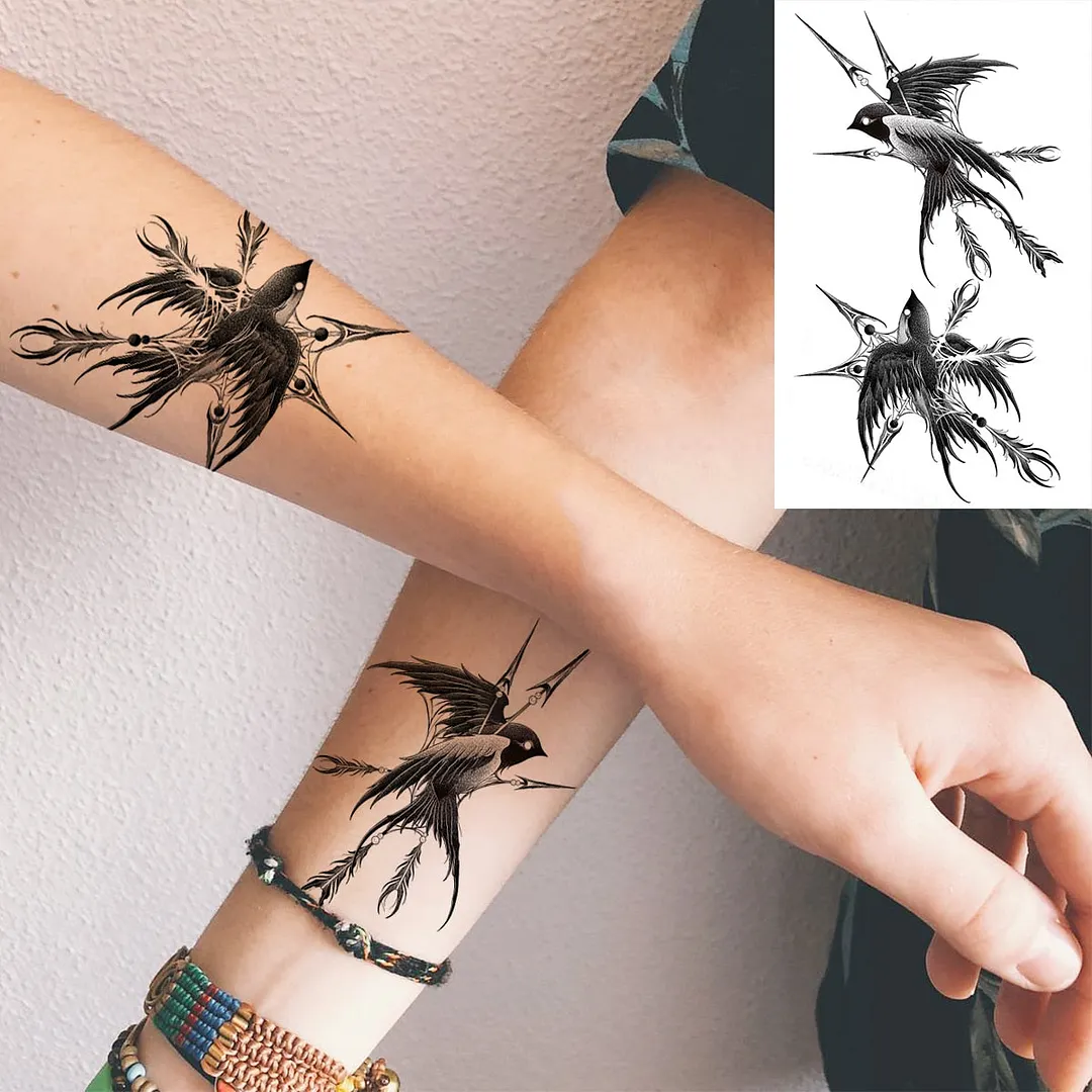 Lotus Mandala Flower Deer Sexy Temporary Tattoos For Women Neck Back Adult Geometric Tribe Fake Tattoo Body Art Waterproof Tatoo