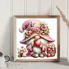 Strawberry Gnome - 11CT Stamped Cross Stitch - 45*45cm