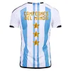 2022 Argentina National Team Jersey Home Three Stars Commemorative Edition love fball