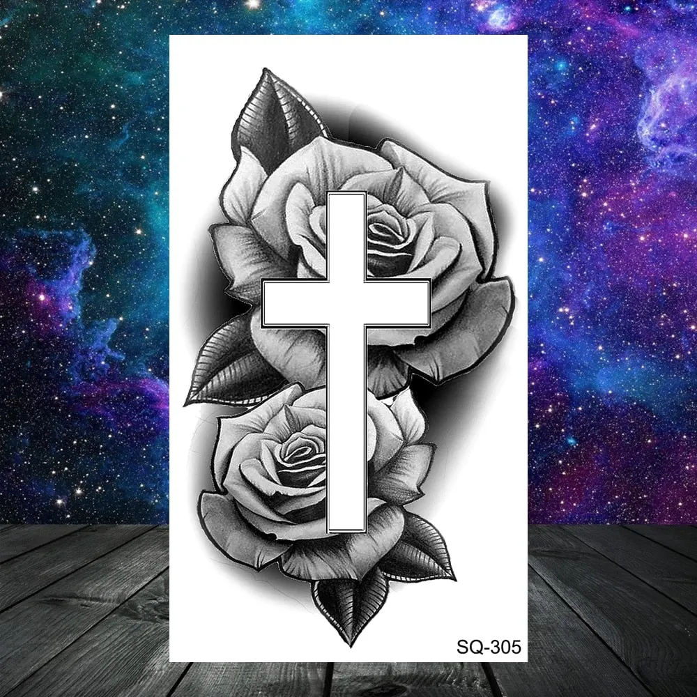 3D Universe Planet Temporary Tattoos For Women Adult Kids Girl Lotus Moon Outer Space Fake Tattoo Neck Arm Hands Small Tatoos