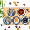 6PCS Diamond Painting Virgin Stain Glass Coasters Kits