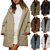 Women's Winter Thicken Casual Lightweight Hooded Down Jacket