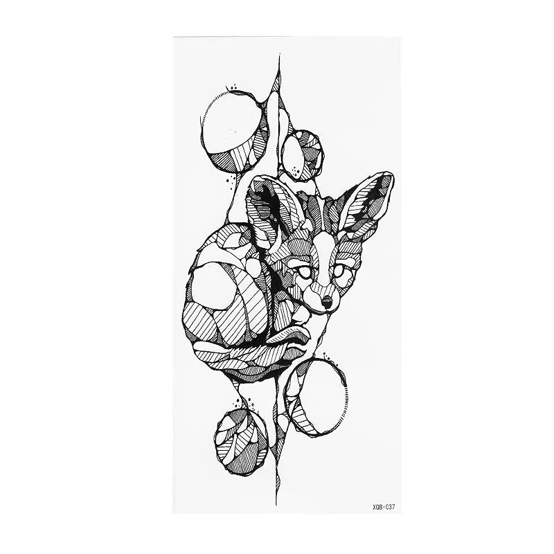 1pcs Sexy Indian Totem Small Full Flower Arm Temporary Waterproof Tattoo Stickers for Women Men Body Art