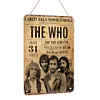 The who - Enseignes en bois(20*30cm/30*40cm)