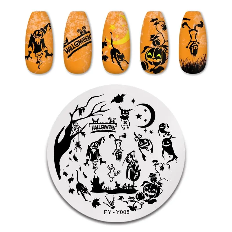 PICT YOU Animal Patterns Nail Stamping Plates Stainless Steel Nail Art Image Plate Stamp Template Stencil Tools PY-F011-Nail Inspo
