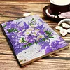 (US Local)5D DIY Flower Diamond Art Painting Notebook Kit Crystal Notepad Sketchbook Gifts