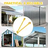 [US Local Warehouse] 2-in-1 Standing Seam Roof Hand Seamer Color Steel Tile Manual Bite Plier 90 &180 Double Fold Mechanical Lock Jaw Width 6 Inches Designed for Roofers