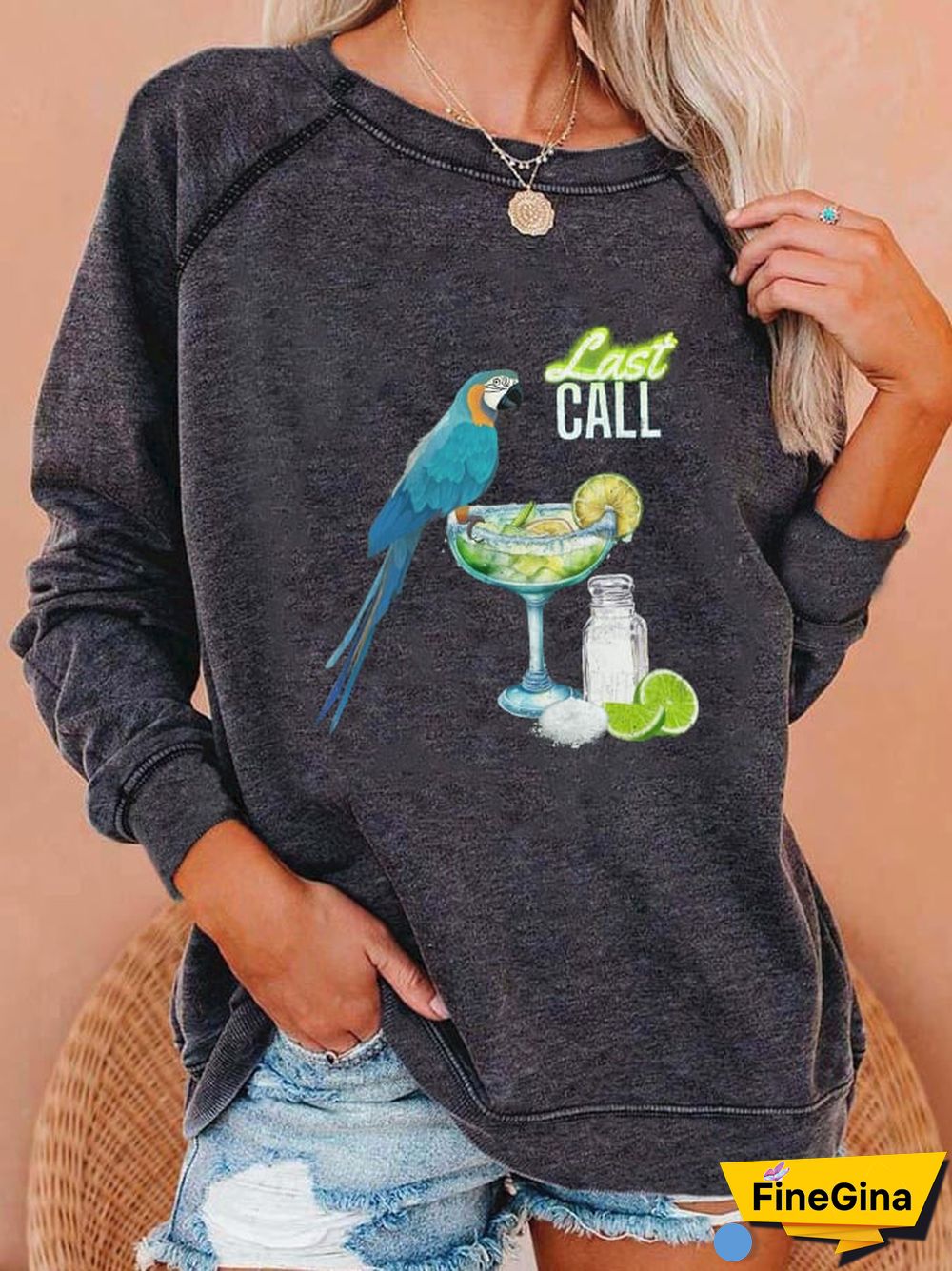 Women's Beach Lover Casual Sweatshirt