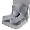Memory Foam L-Shaped Integrated Seat Cushion with Lumbar Support Sitting Pillow