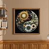 Animal Taichi - 11CT Stamped Cross Stitch 45*45cm/17.72*17.72in