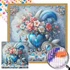 Blue Still Life - Round AB Drills Diamond Painting(45x45cm)