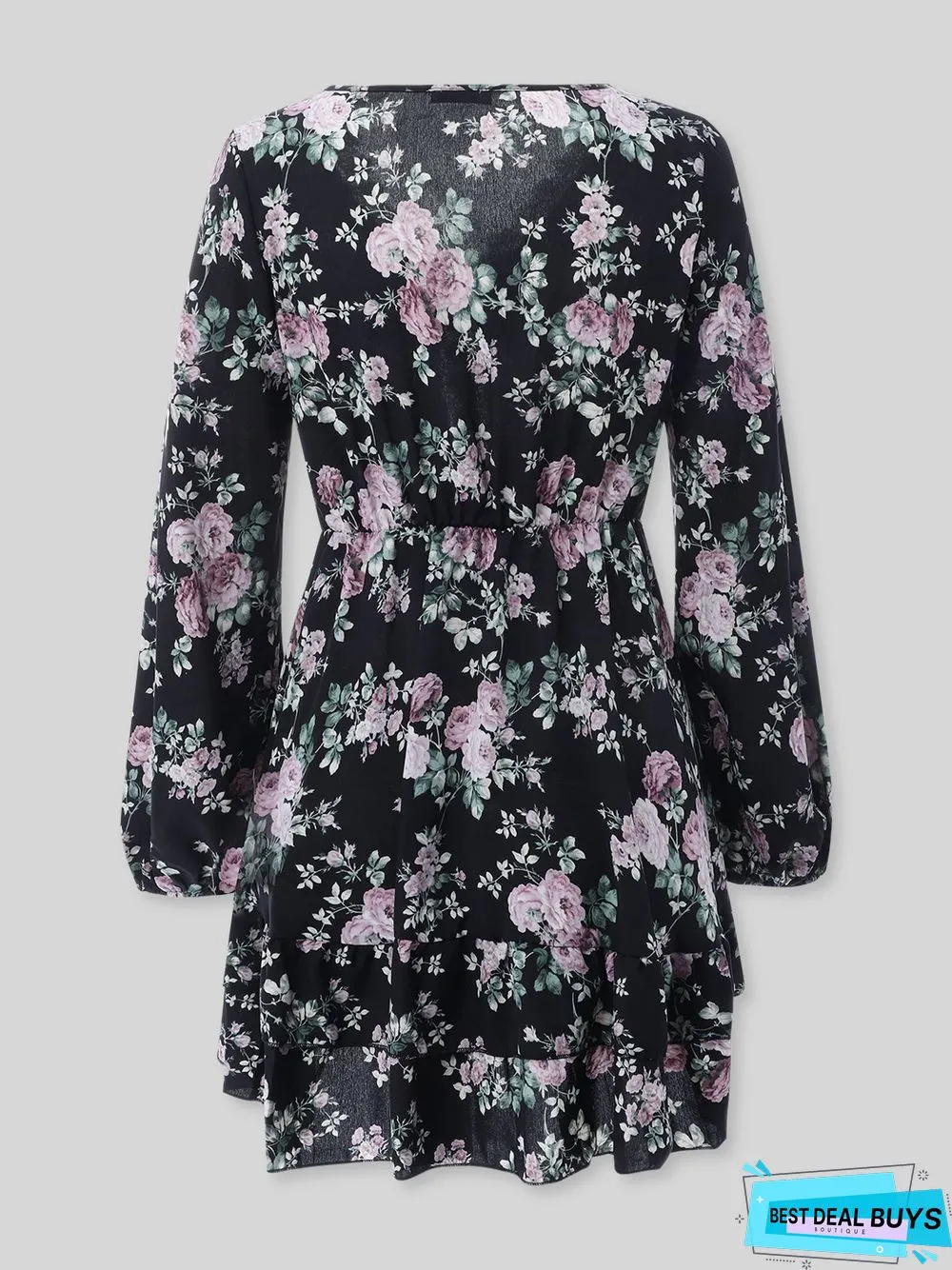 Casual V Neck Weaving Dress