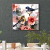 Flowers Birds  - Full Round Diamond Painting