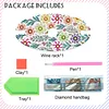 Diamond Painting Wine Glass Rack DIY Wine Glass Holder Storage Rack Diamond Art Acrylic Organizer Stemware Rack Kit