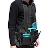 Work Apron Oxford Cloth Waterproof Heavy Duty Woodworking Apron for Woman Men