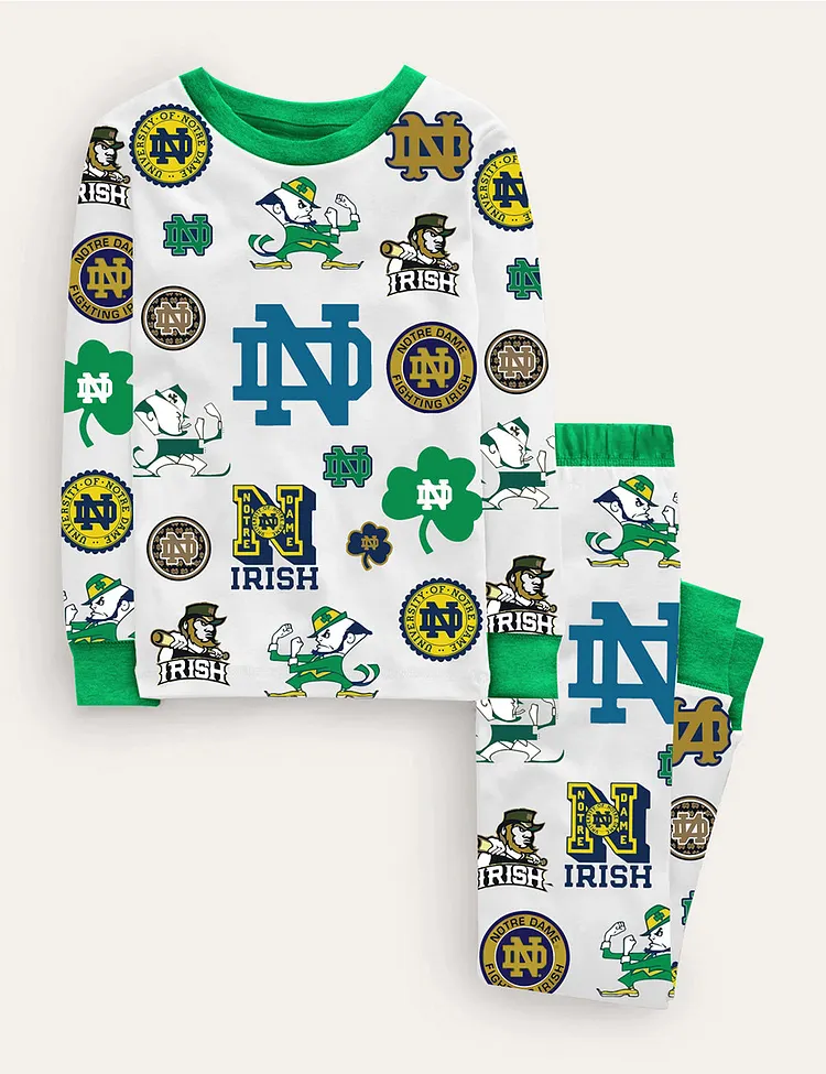 Kid's Notre Dame Fighting Irish Pajama Set