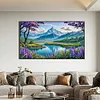 Diamond Painting-DIY Full Round Drill Mountain Peak(70*40 CM)