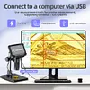4.3 Inch Digital Microscope 1080P Coin Microscope PC View Soldering Microscope