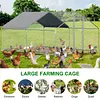 [US Local Warehouse] 9.84x13.12x6.56FT Large Chicken Coop Spire Shaped Walk-in Poultry Cage for Yard