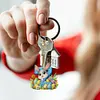 Christmas-Double Sided Drill-5D DIY Craft Keychain