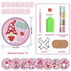 8PCS DIY Diamond Painting Art Acrylic Coaster Kit (Pink Gnome)