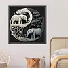 Tai Chi Elephant-Paint by Numbers Acrylic Painting 40*40CM