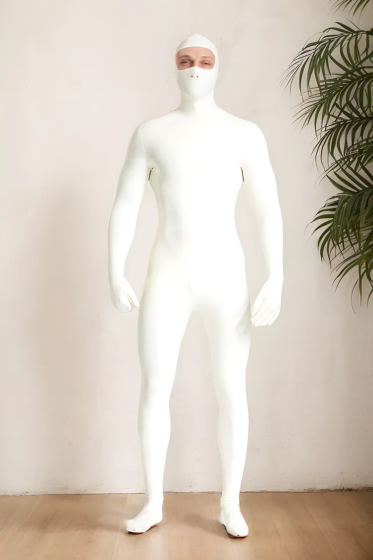 Men Latex Catsuits Eyes entry Zipperless Gimp Cosplay
