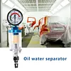 1/4inch Thread Spray Gun Air Regulator Gauge +In-line Oil Water Separator Filter