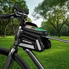 Bike Front Frame Bag Bike Storage Bag Waterproof Detachable Cycling Accessories