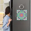 DIY Diamond Painting Double Layer Rotating Fridge Magnet Special Shaped Diamond Art Craft Kit