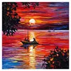 Sunset At Sea-Paint by Numbers Acrylic Painting 20*20cm