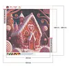 Diamond Painting-DIY Full Round Drill Candy Gingerbread House(40*40CM)