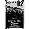 (Multi Style)U2 - Vintage Metal Signs - 20*30cm/30*40cm - Music