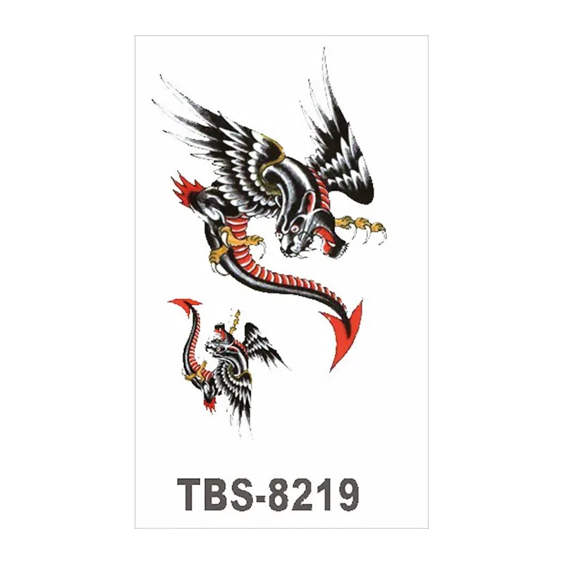 Waterproof Temporary Tattoo Stickers Wolf Fox Tattoo Chest Stickers Leg Arm Tatoo Man Woman Fake Tattoo Art Fashion Body Jewelry