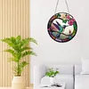 DIY Crystal Diamond Painting Double Sided Effect  Hamminbird Pendant Home Garden Hanging Kit