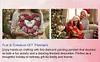 Valentine Day 2D Flat DIY Diamond Art Pendant Diamond Painting Set (Wreath)