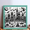 (Multi-Style) Halloween House-11CT Stamped Cross Stitch 50*50cm/19.69*19.69in