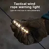 Wind Rope Buckle Light Type-C Charging IPX4 Waterproof Lamp for Outdoor Camping