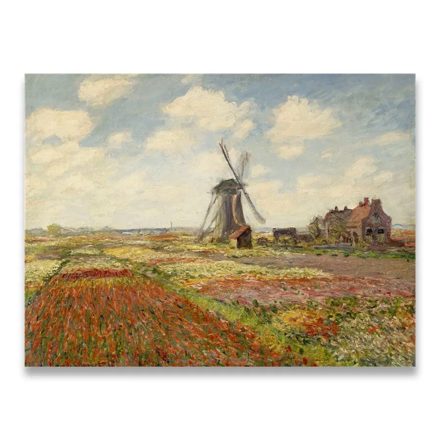 Claude Monet Poplars Poppy fields Landscape Impressionist Oil Painting on Canvas Posters and Prints Wall Picture for Living Room