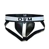 Detachable Button Leather Thong