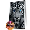 (US Local)White Tiger - Round AB Drills Diamond Painting(45x65cm)