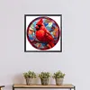 Cardinal Glass Painting-Paint by Numbers Acrylic Painting 40*40CM
